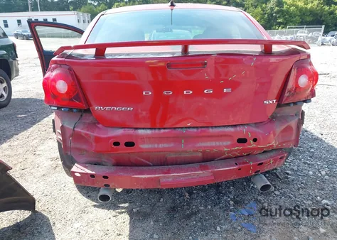 2013 Dodge Avenger Sxt from USA, damaged, VIN 1C3CDZCG5DN586027